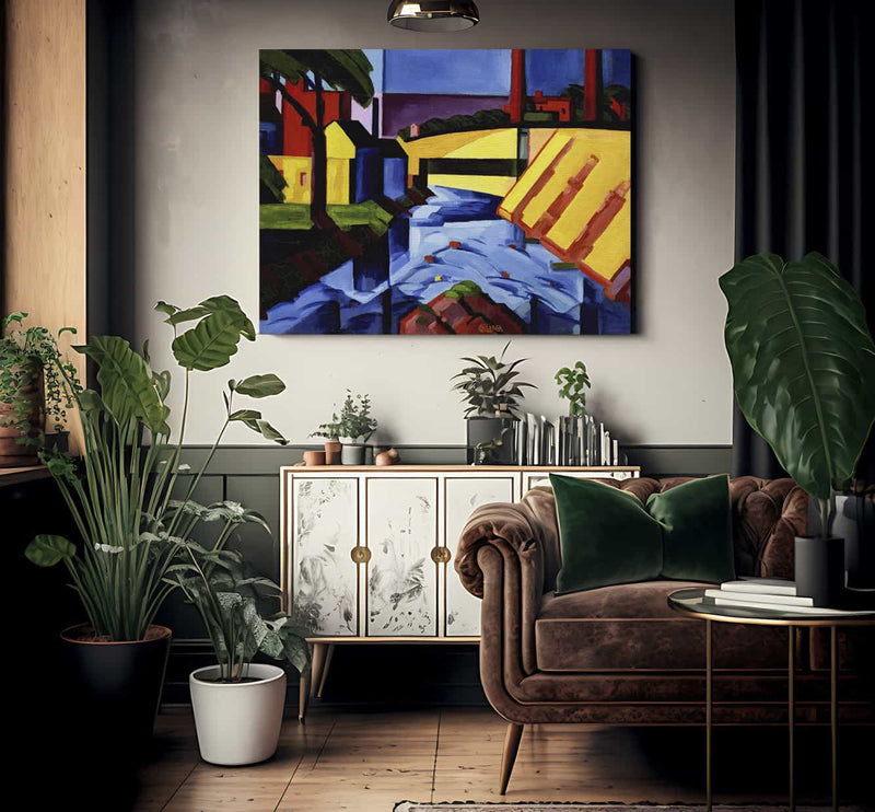Evening Tones By Oscar Bluemner Fine Art Print