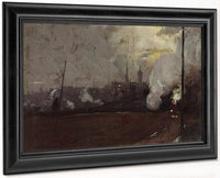 Evening Train To Hawthorn By Tom Roberts Fine Art Print