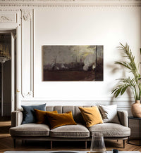 Evening Train To Hawthorn By Tom Roberts Fine Art Print