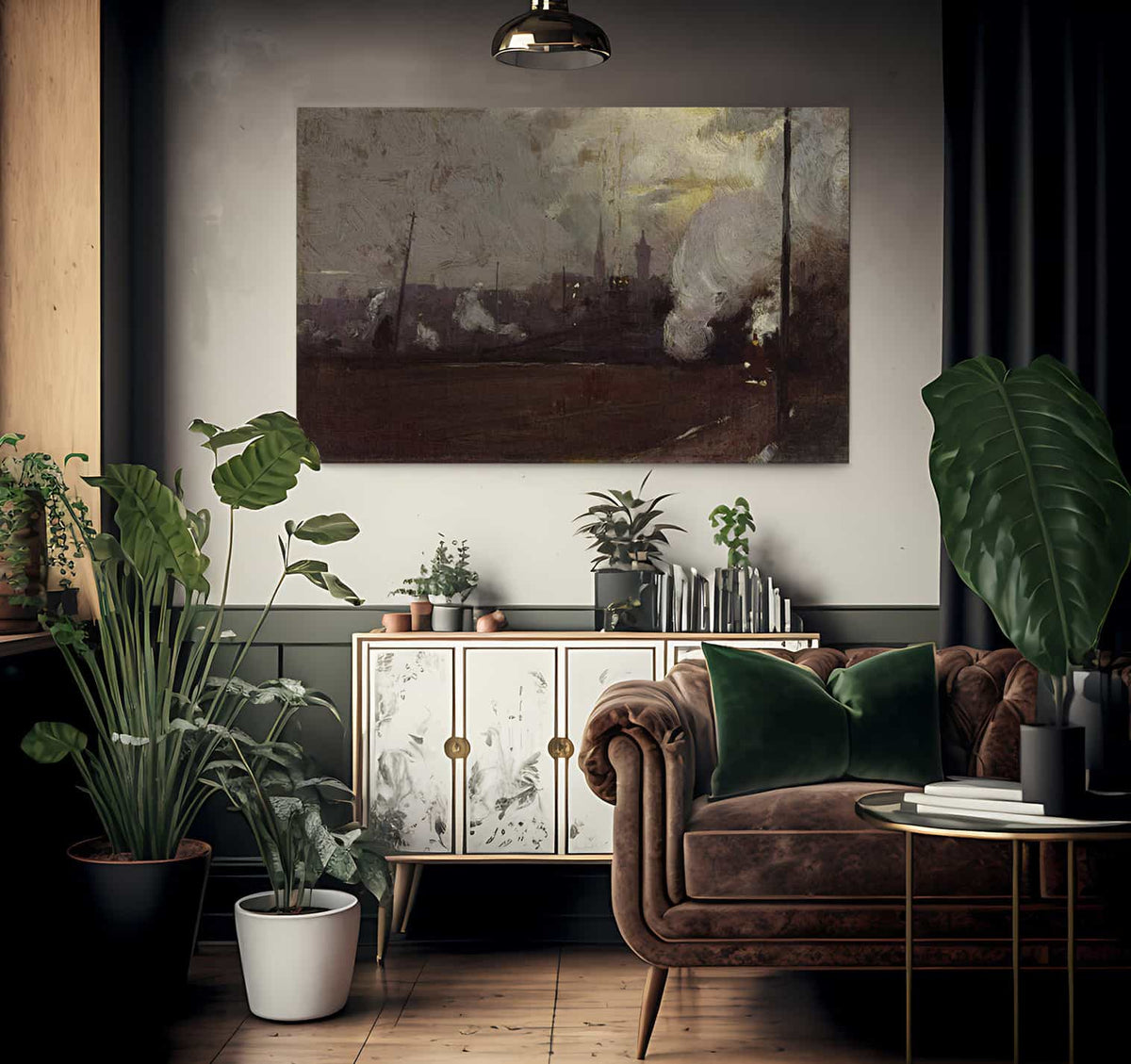 Evening Train To Hawthorn By Tom Roberts Fine Art Print