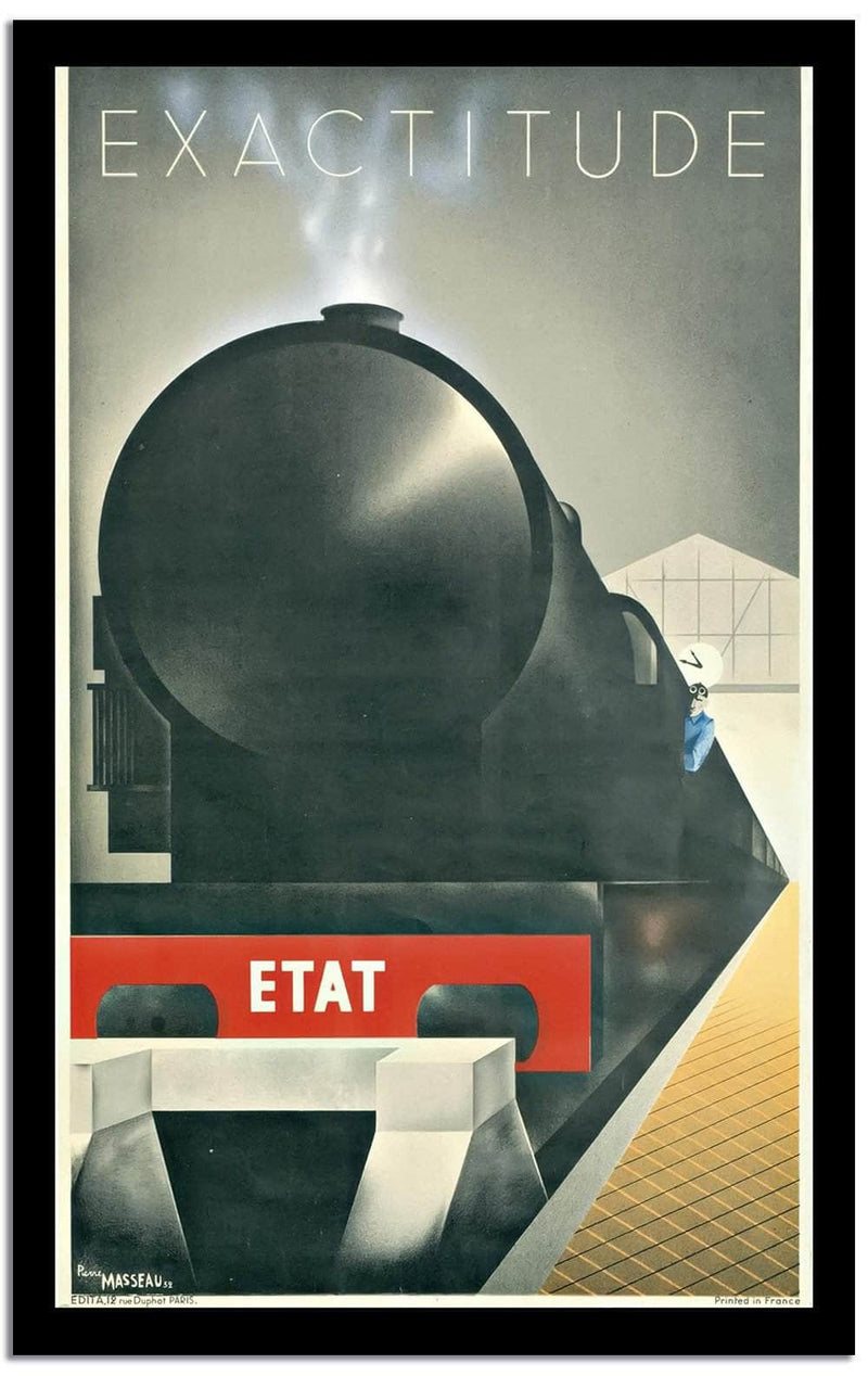 Exact Tude  Vintage Poster Fine Art Print