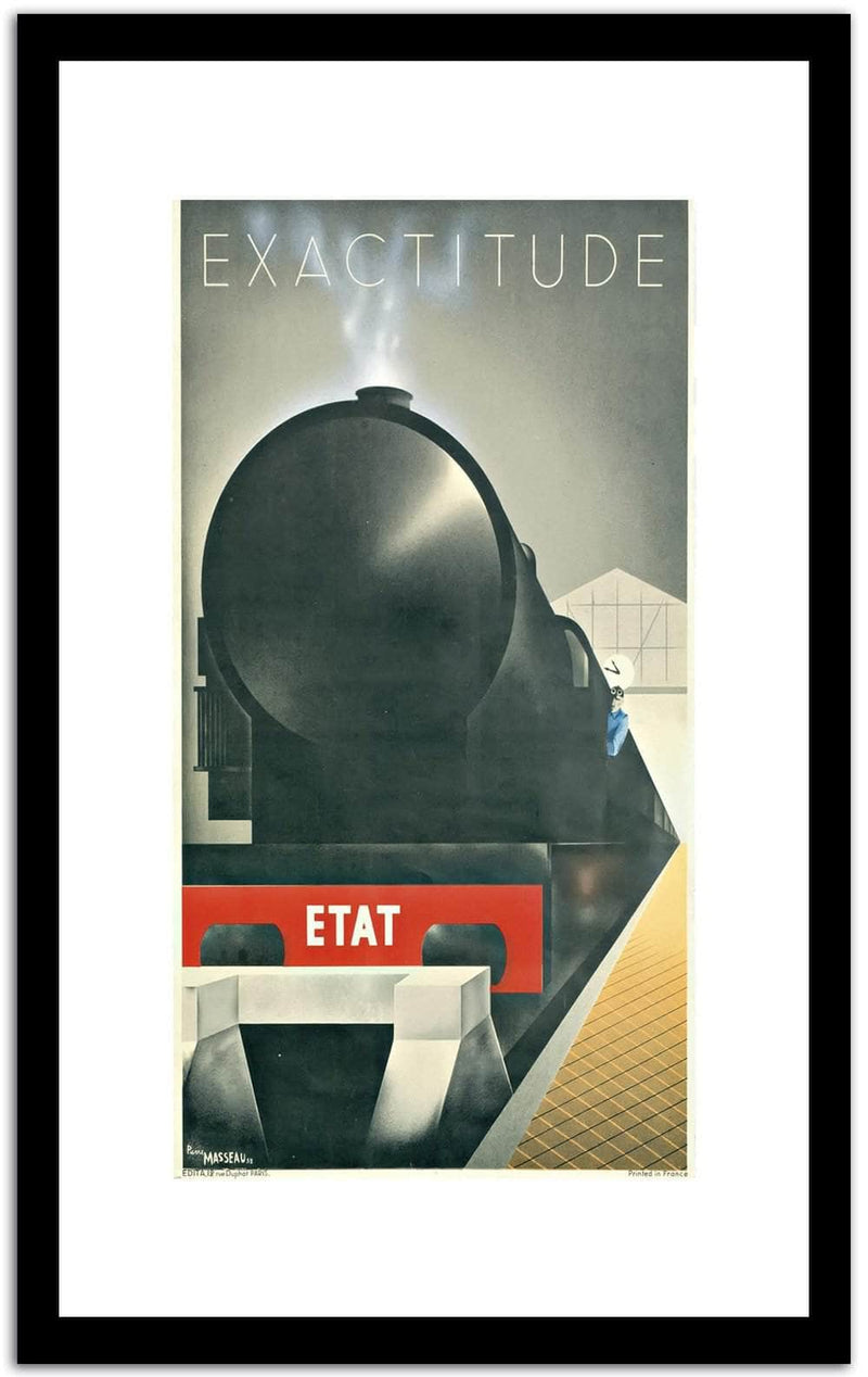 Exact Tude  Vintage Poster Fine Art Print
