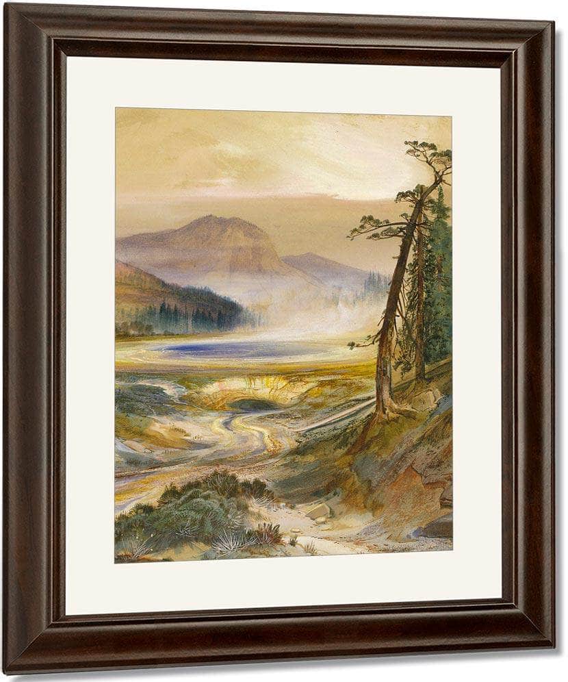 Excelsior Geyser, Yellowstone Park By Thomas Moran Fine Art Print