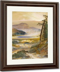 Excelsior Geyser, Yellowstone Park By Thomas Moran Fine Art Print