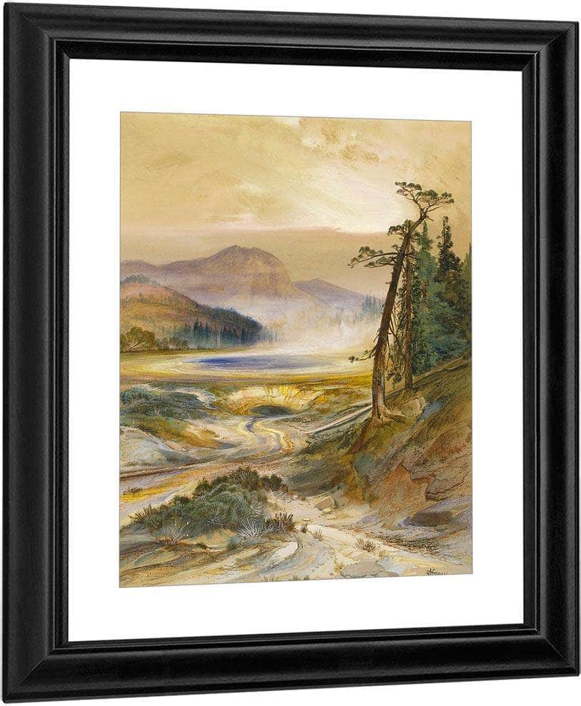 Excelsior Geyser, Yellowstone Park By Thomas Moran Fine Art Print
