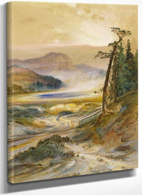 Excelsior Geyser, Yellowstone Park By Thomas Moran Fine Art Print