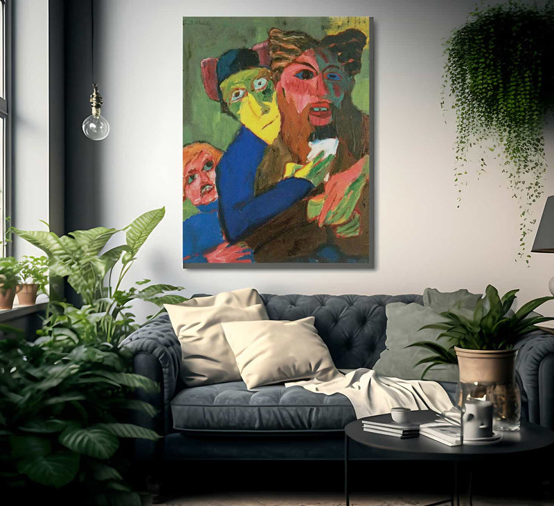 Excited People By Emil Nolde Fine Art Print