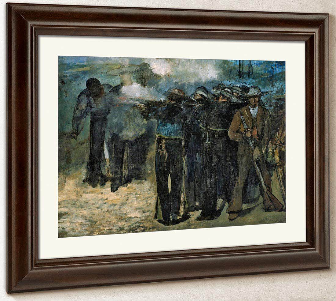 Execution Of The Emperor Maximilian By Manet Edouard Fine Art Print