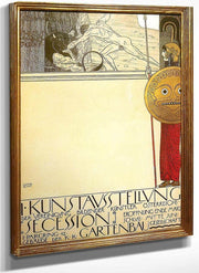 Exhibition Wallpaper For Secession I By Gustav Klimt Fine Art Print