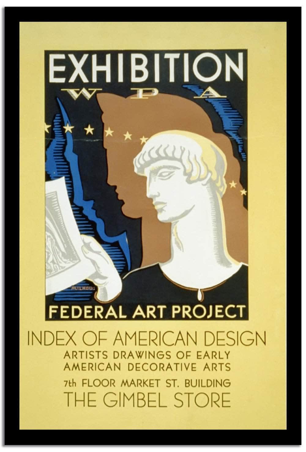 Exhibiton  Vintage Poster Fine Art Print