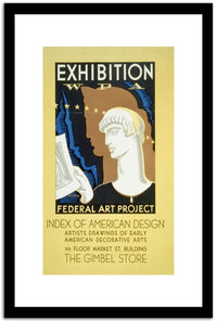 Exhibiton  Vintage Poster Fine Art Print
