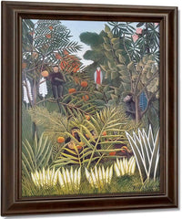 Exotic Landscape 1908 By Henri Rousse Print, Canvas Art, Framed Print ...