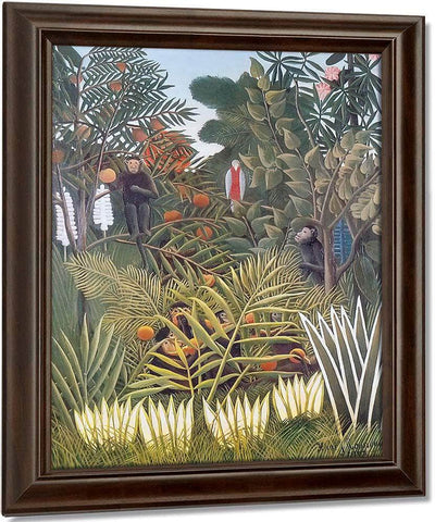 Exotic Landscape 1908 By Henri Rousse Print, Canvas Art, Framed Print ...