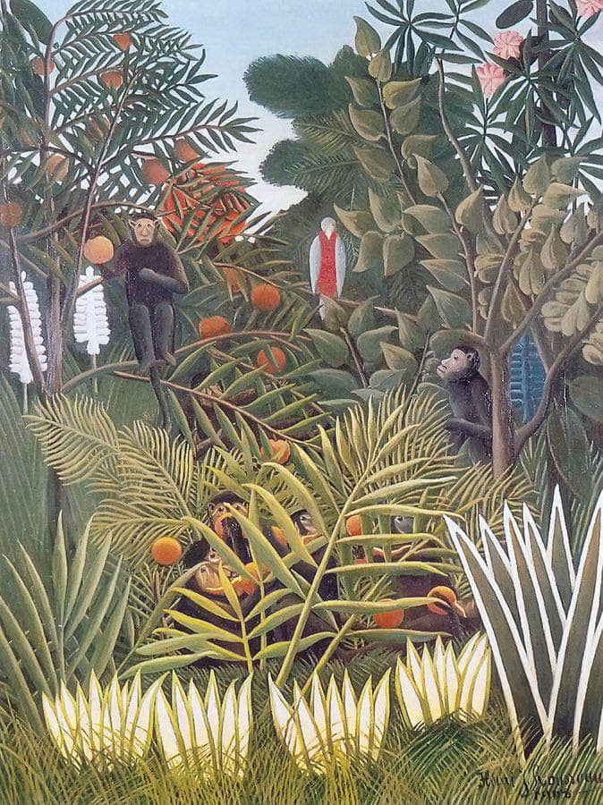 Exotic Landscape 1908 By Henri Rousse Print, Canvas Art, Framed Print ...