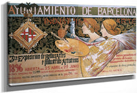 Exposicion De Bellas Artes E Industrias Artisticas By Alejandro De Riquer Fine Art Print