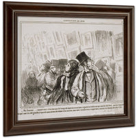 Exposition De 1859 Ma Femme…Comme Nous N'aurions Pas... By Honore Daumier Fine Art Print