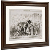Exposition De 1859 Ma Femme…Comme Nous N'aurions Pas... By Honore Daumier Fine Art Print
