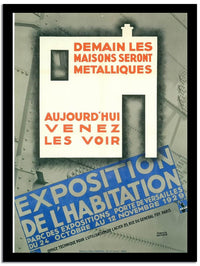 Exposition Del Habitation  Vintage Poster Fine Art Print