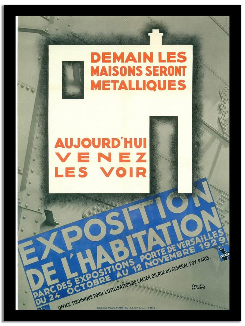 Exposition Del Habitation  Vintage Poster Fine Art Print