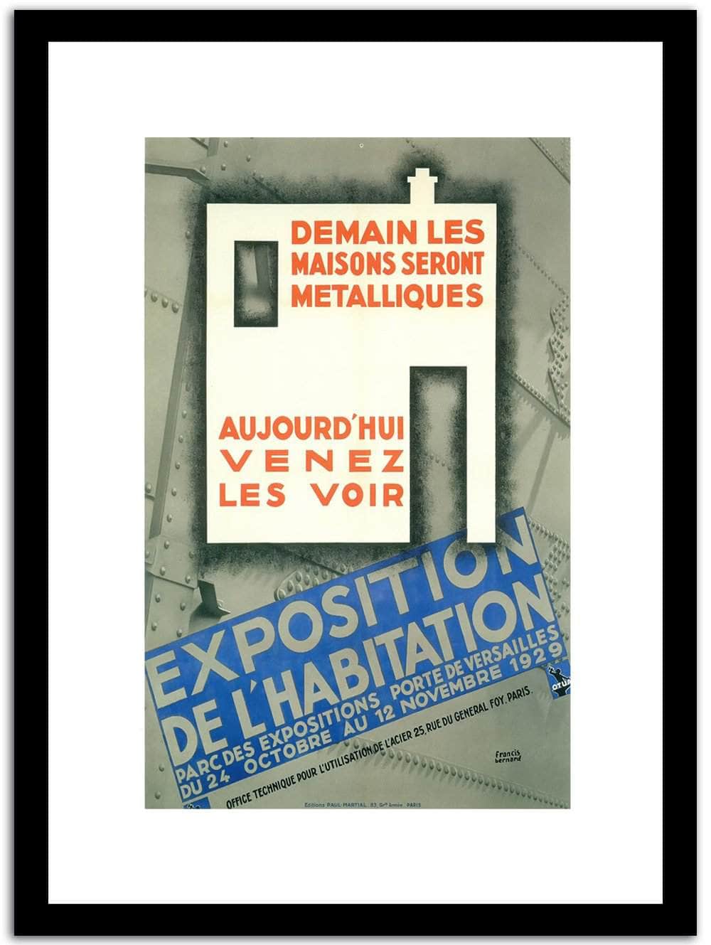 Exposition Del Habitation  Vintage Poster Fine Art Print