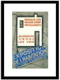 Exposition Del Habitation  Vintage Poster Fine Art Print