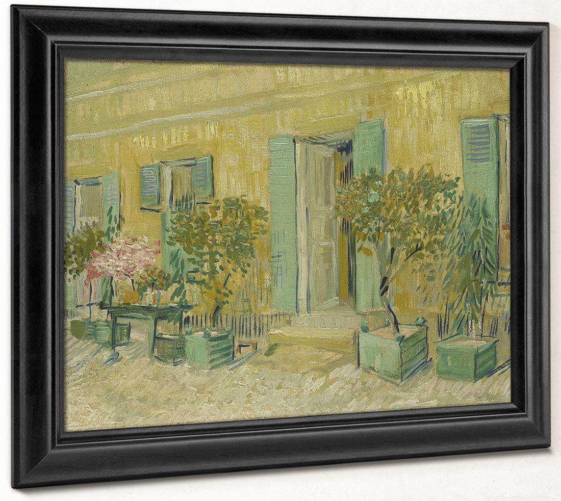 Exterior Of A Restaurant In Asnières By Vincent Van Gogh Fine Art Print