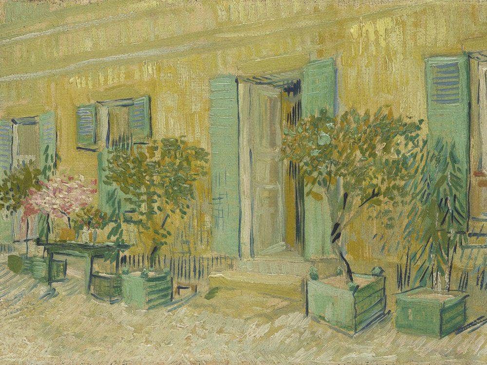 Exterior Of A Restaurant In Asnières By Vincent Van Gogh Fine Art Print