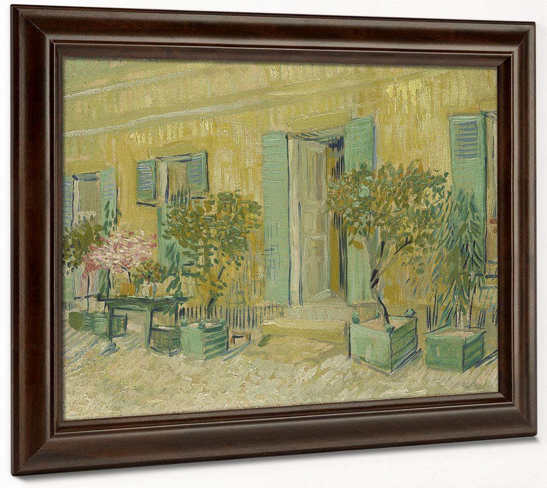 Exterior Of A Restaurant In Asnières By Vincent Van Gogh Fine Art Print