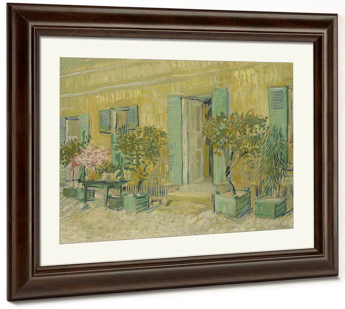 Exterior Of A Restaurant In Asnières By Vincent Van Gogh Fine Art Print
