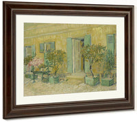 Exterior Of A Restaurant In Asnières By Vincent Van Gogh Fine Art Print