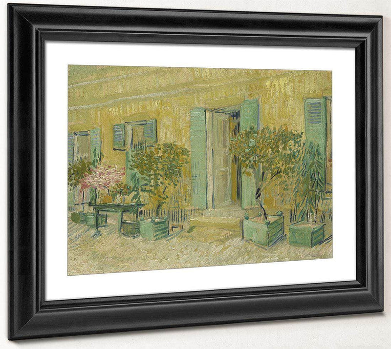 Exterior Of A Restaurant In Asnières By Vincent Van Gogh Fine Art Print
