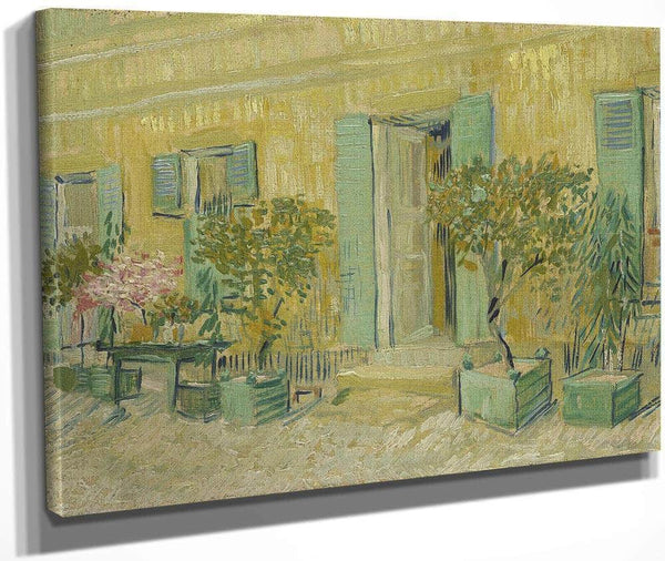 Exterior Of A Restaurant In Asnières By Vincent Van Gogh Fine Art Print
