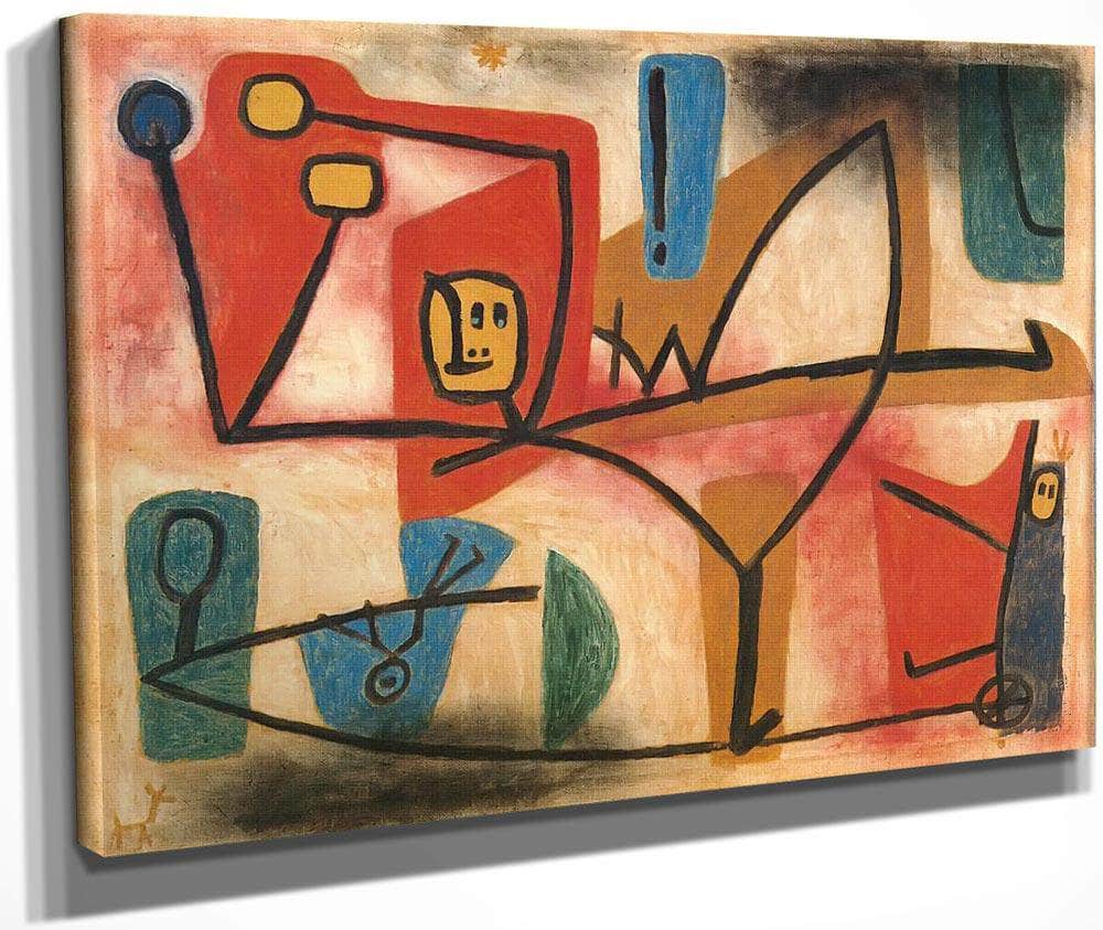 Exuberance 1939 Pqu 11 ( 1251) By Paul Klee Fine Art Print
