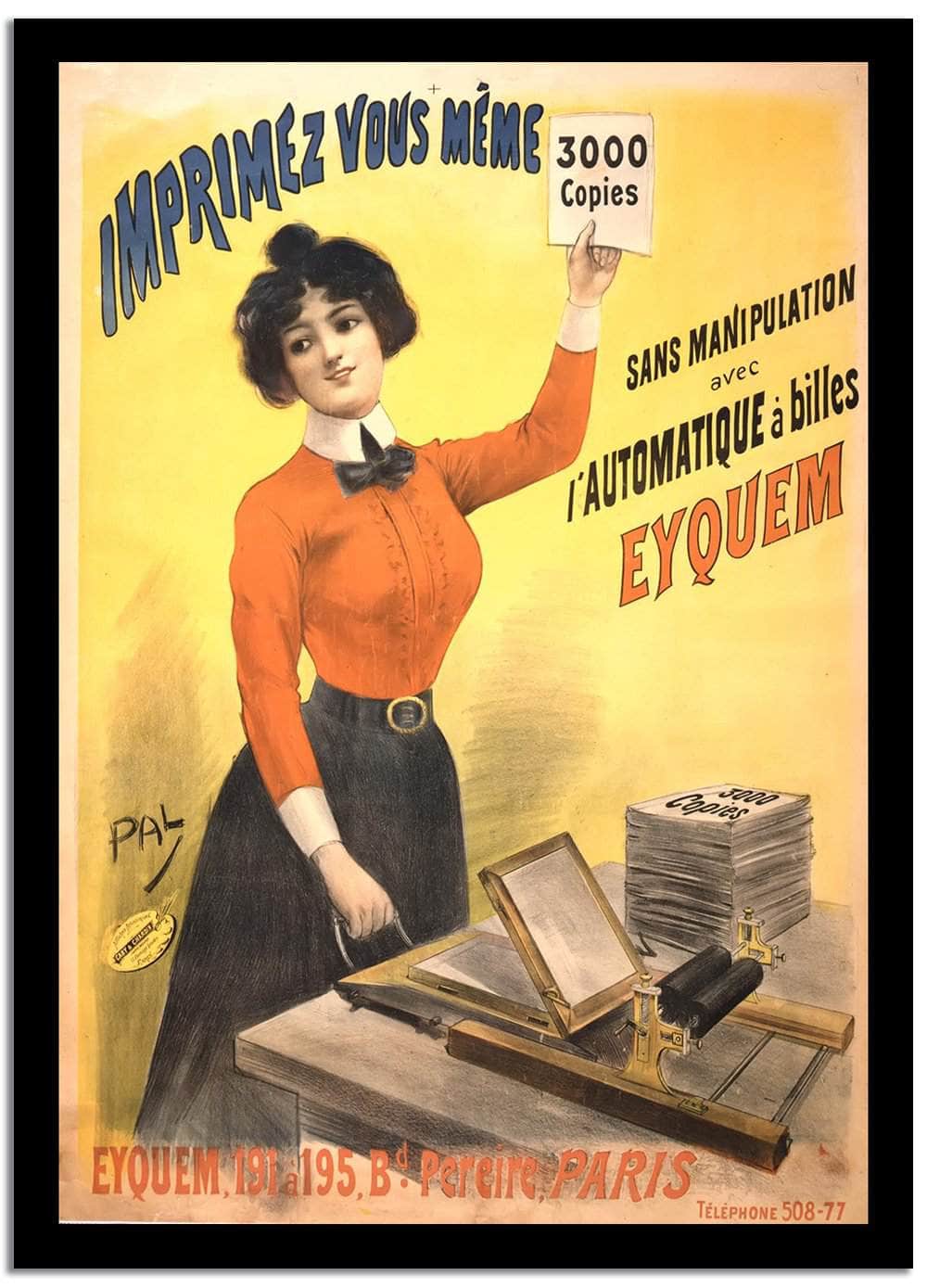 Eyquem  Vintage Poster Fine Art Print