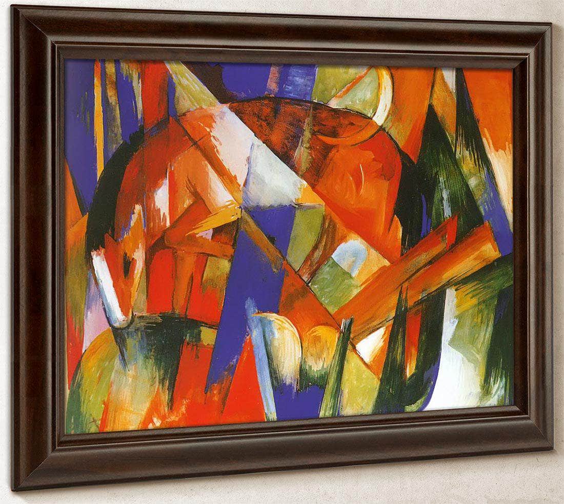 Fabulous Beast Ii (Horse) By Franz Marc Fine Art Print