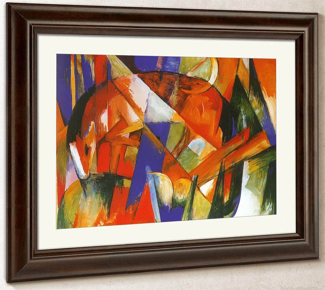 Fabulous Beast Ii (Horse) By Franz Marc Fine Art Print