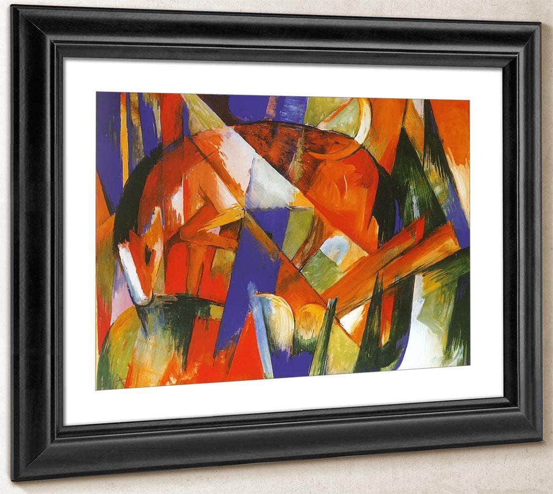 Fabulous Beast Ii (Horse) By Franz Marc Fine Art Print