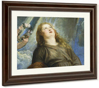 Face Of Rosalie From Saint Rosalie Interceding For The Plague Stricken Of Palermo By Anthony Van Dyck Fine Art Print