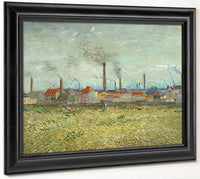 Factories At Clichy By Vincent Van Gogh Fine Art Print
