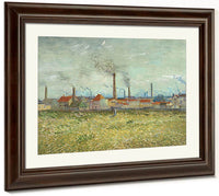 Factories At Clichy By Vincent Van Gogh Fine Art Print