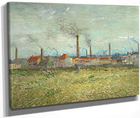 Factories At Clichy By Vincent Van Gogh Fine Art Print