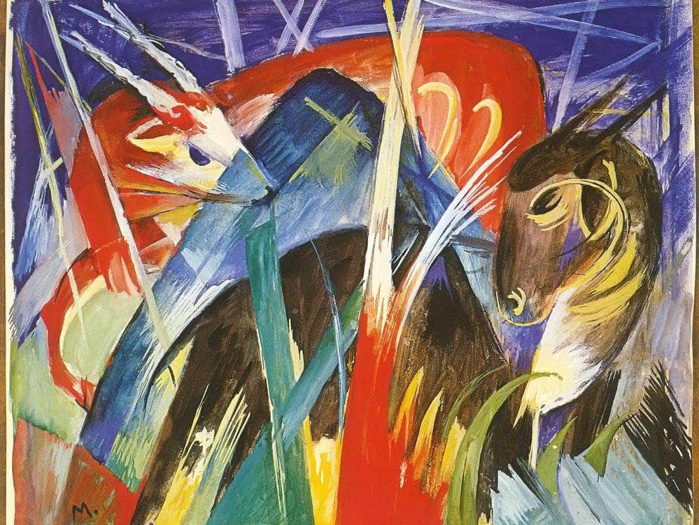 Fairy Animals I By Franz Marc Fine Art Print