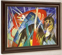 Fairy Animals I By Franz Marc Fine Art Print