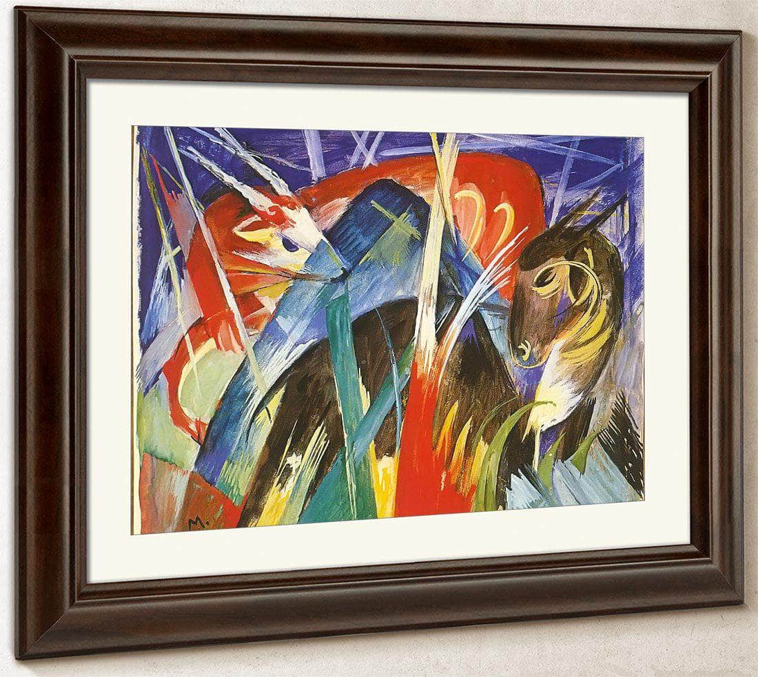 Fairy Animals I By Franz Marc Fine Art Print