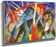 Fairy Animals I By Franz Marc Fine Art Print