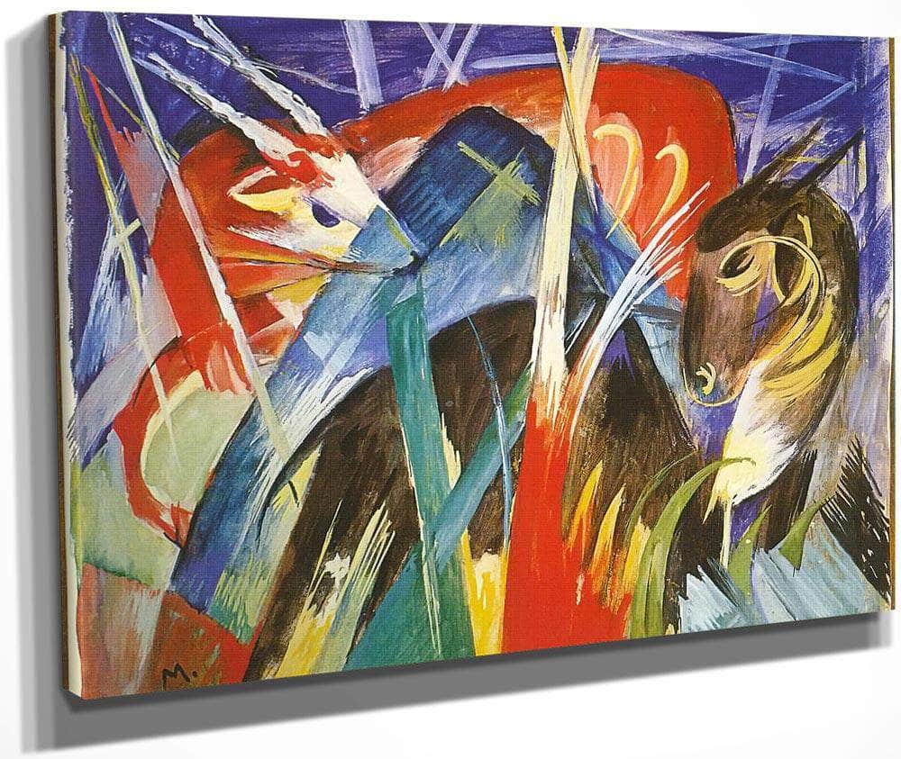 Fairy Animals I By Franz Marc Fine Art Print