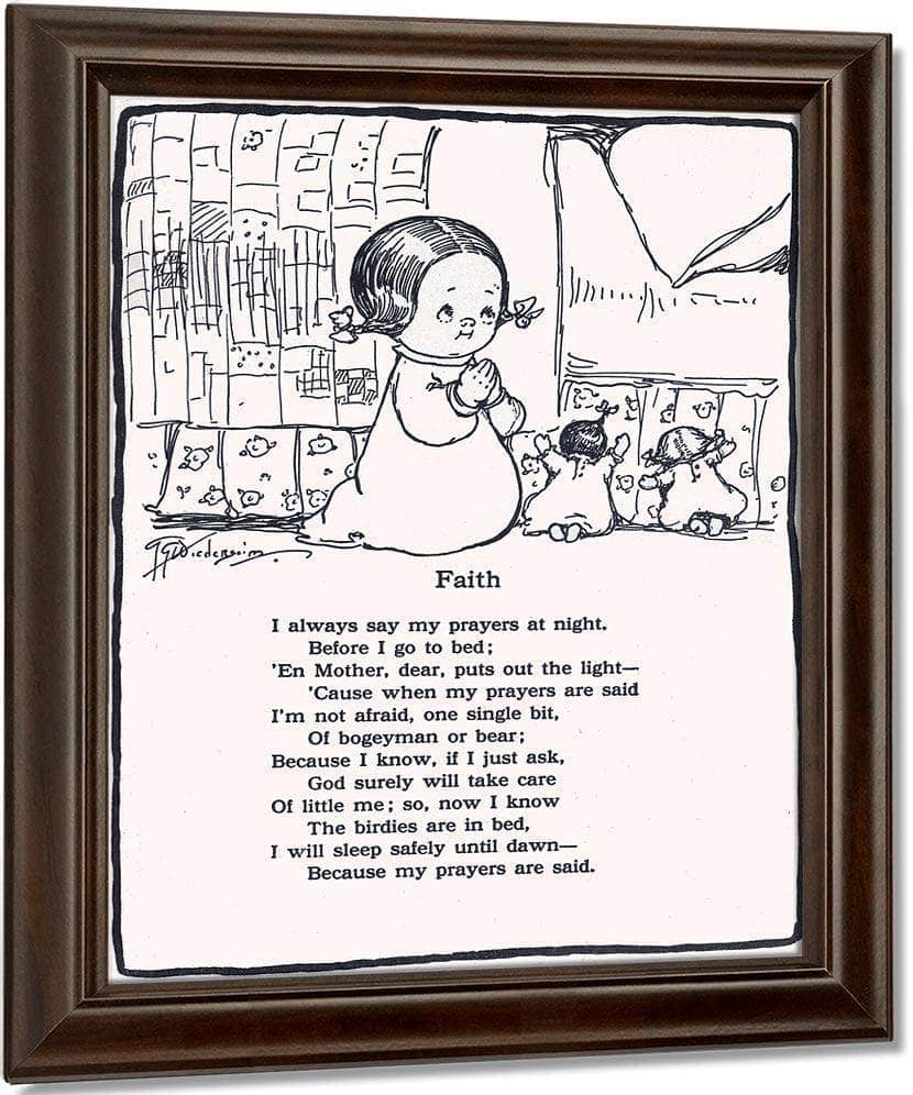 Faith Kiddie Land By Grace G Drayton Fine Art Print