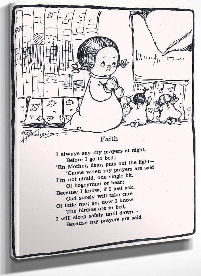 Faith Kiddie Land By Grace G Drayton Fine Art Print