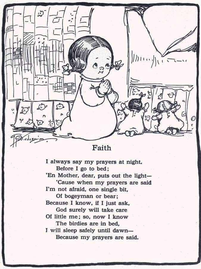 Faith Kiddie Land By Grace G Drayton Fine Art Print