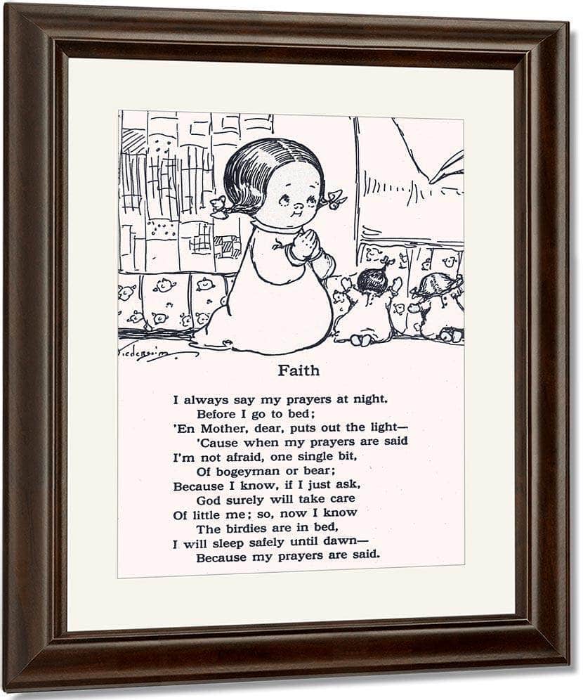 Faith Kiddie Land By Grace G Drayton Fine Art Print